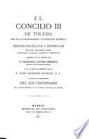 libro El Concilio Iii De Toledo